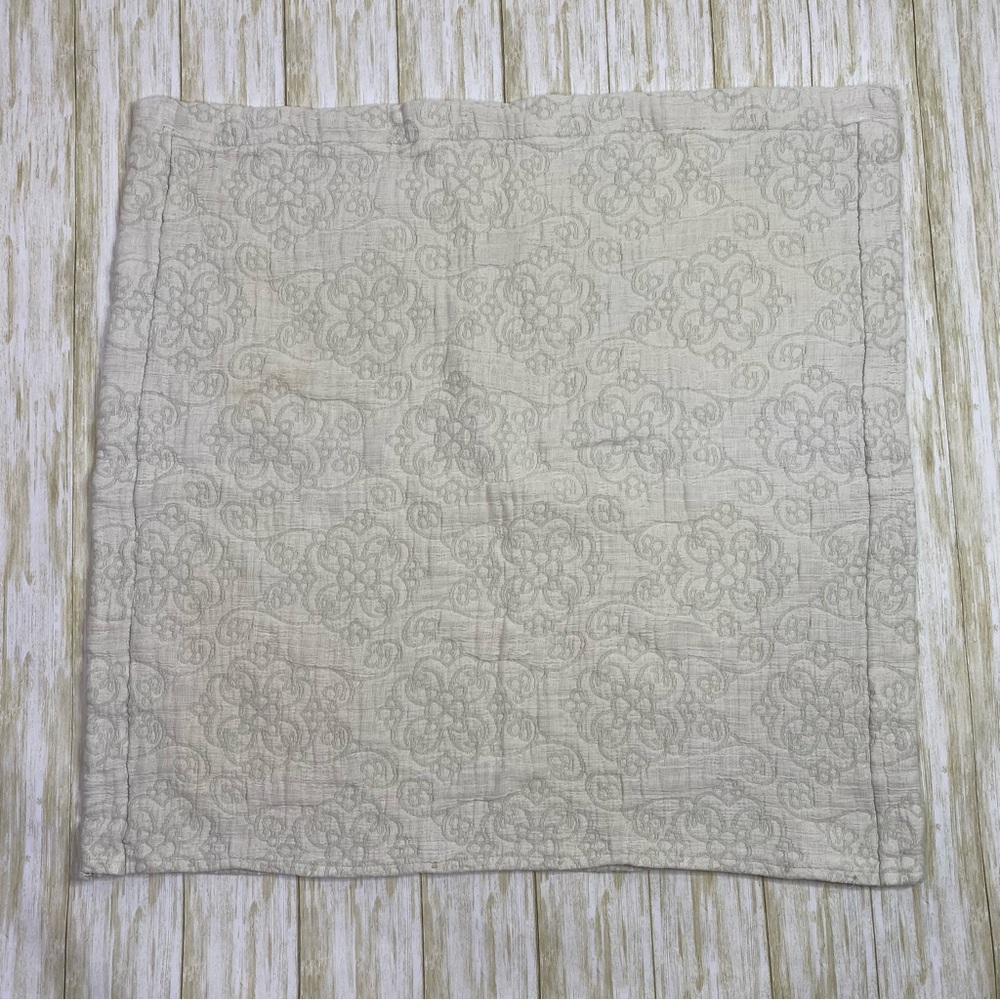 Matteo Antik Matelasse Square Decorative Accent Pillow Cover